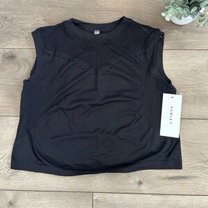 NWT Varley Black Muscle Tee Women's Size XXS/XS